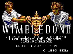 Wimbledon II screenshot 3 for Sega Master System